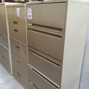 30 inch 5 drawer lateral file putty