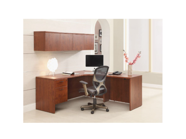 napa l desk with hutch