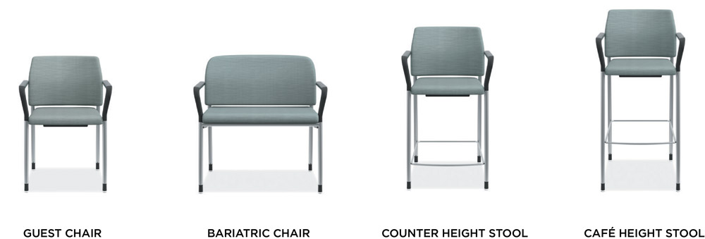 HON Accommodate Healthcare Seating Product Options