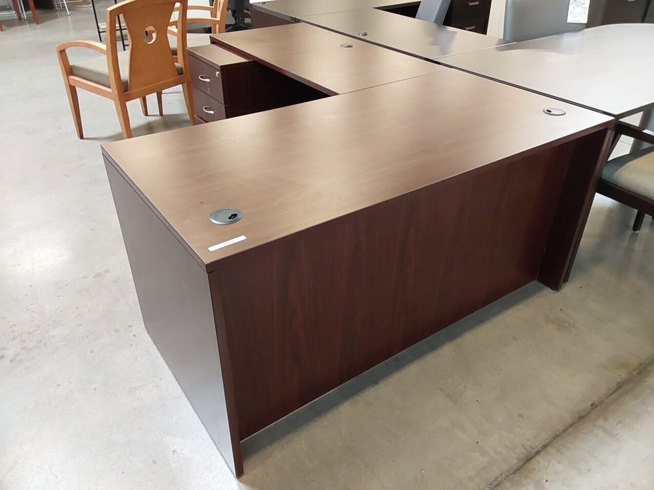 Mahogany l shape