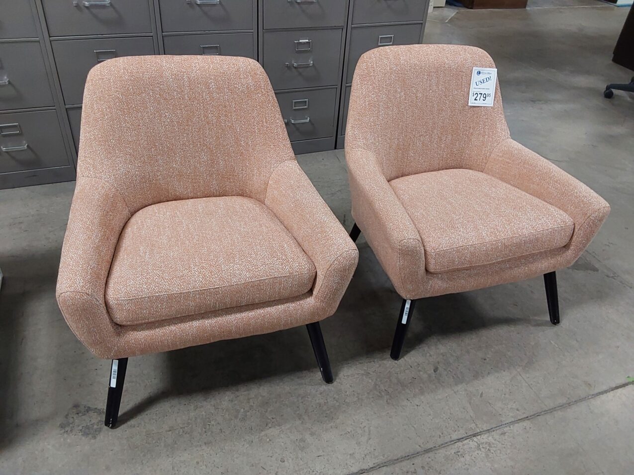 Peach Arm Chair