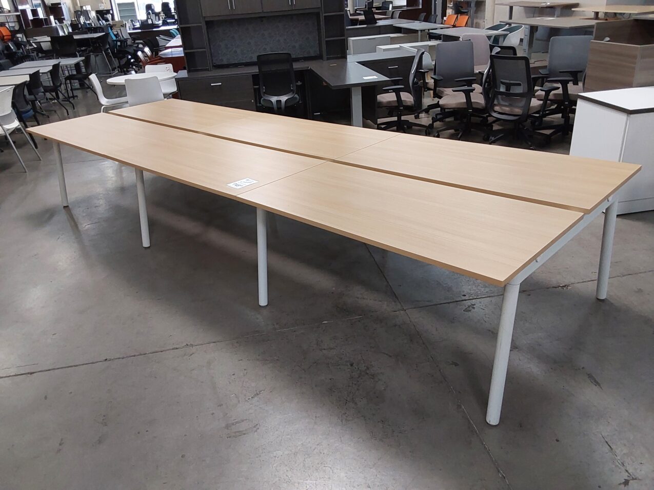 Poppin 6 person workstation