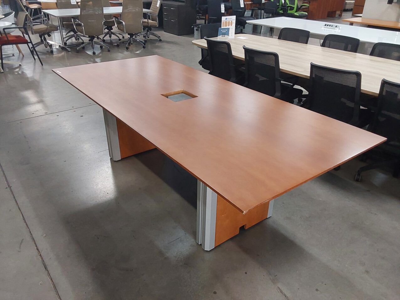 8' Maple Veneer Conference Table