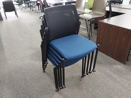 pre-owned Hon Nucleus stacking chairs