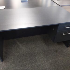 Case Single Ped Desk Graphite Nebula